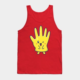 Cute Health Glove Cartoon Tank Top